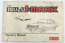 1982 Isuzu I-mark Owner Manual