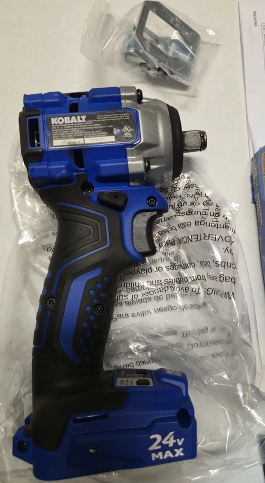Kobalt 1/2in Compact Impact Wrench #5645469 24v Max Brushless Used - Image 4 of 4