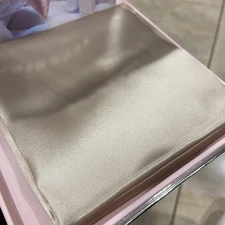 Golden Hour Mulberry Silk Pillowcase 22 Momme Queen Size with Zipper, Beige