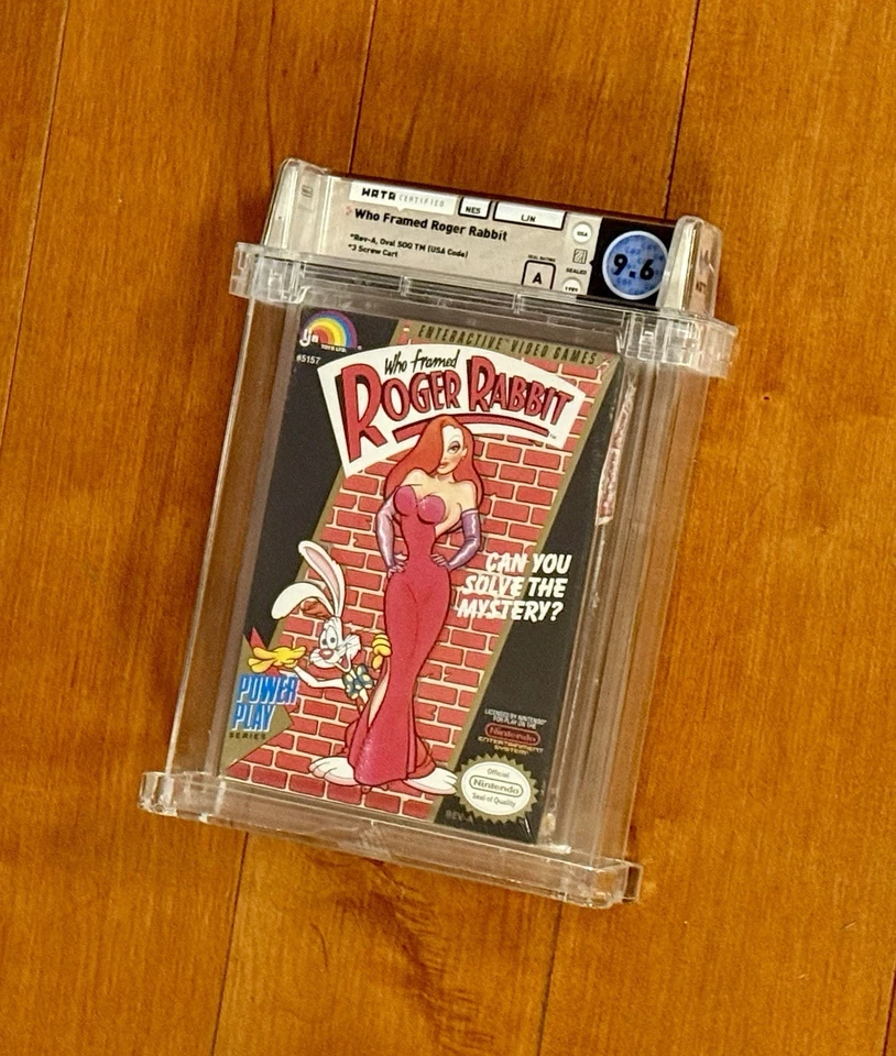 Who Framed Roger Rabbit NES Nintendo 9.6 Box A Seal WATA Rated CGC VGA x Rare - Image 3 of 4