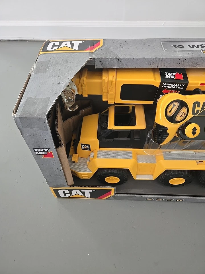 Toy State Industrial CAT Grúa con Ruedas Mamouth con Sonido, No Funciona Foto 2 de 4