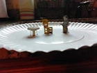 Vintage Marx Hometown Newlywed Accessories Tin Toys