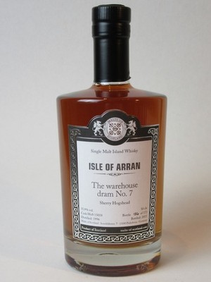 Arran 1996 - 2015 Warehouse Dram 7 Sherry Hogshead MoS 15018 55,9% 126 of 172
