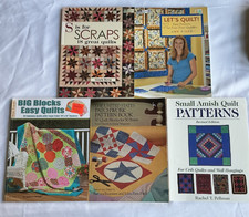 Lot Of 5 Soft Cover Quilting Books B