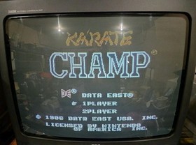 Karate Champ NES Cartridge - Nintendo Original Tested Authentic Works