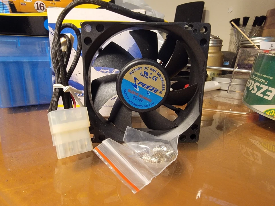 FAN 13 pieces Peeze Compute Cooling Fan 3/4'' 80mm x 25mm Sleeve Bearing new - Image 4 of 4