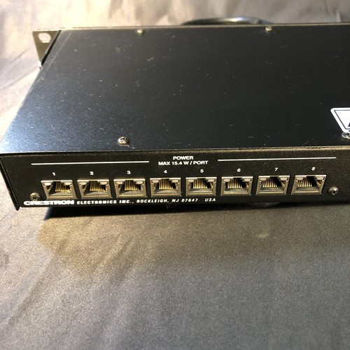 Fuente de alimentación PoDM de 8 puertos Crestron DM-PSU-8 para DM 8G+ 6505822 con cable de alimentación - Imagen 9 de 11