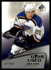 2003-04 SP Game Used John Pohl Rookie 597/600 St. Louis Blues #124