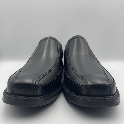 Rockport Mens Trutech Black Leather Classic Loafers Shoes Slip On Size 13 XW - Picture 2 of 13