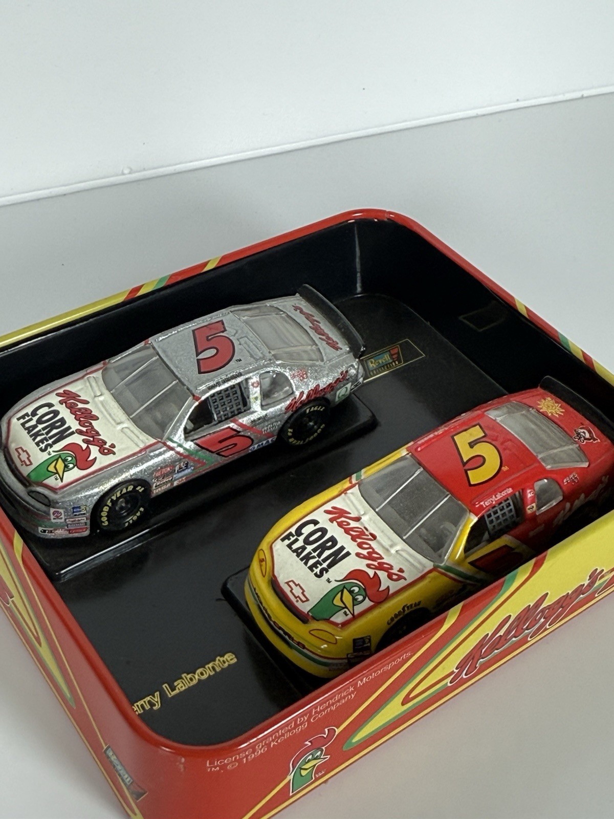 Terry Labonte 1996 #5 Kellogg's Corn Flakes Champion Corny 1/64 Diecast Lot Of 2