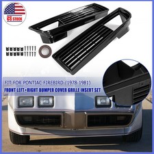 2x For 1979 1980 1981 Pontiac Firebird Trans Am Front Bumper Grill Covers Bezel 2x For 1979 1980 1981 Pontiac Firebird Trans Am Front Bumper Grill Covers Bezel