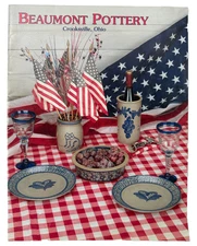 Beaumont Pottery Crooksville Ohio Catalog - Salt Glazed Bue/White Crocks Etc