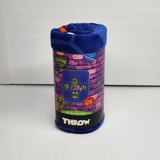 Nickelodeon Teenage Mutant Ninja Turtles Fleece Blanket Throw 46" x 60" New
