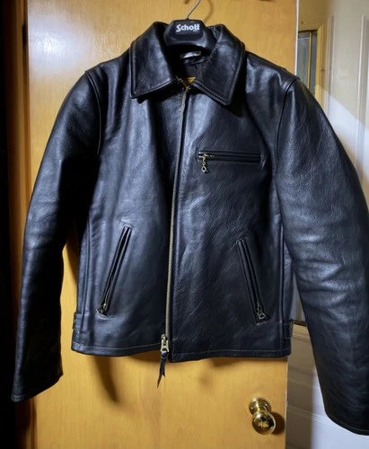 Shangri-La Horsehide Leather jacket men large - product listing photo