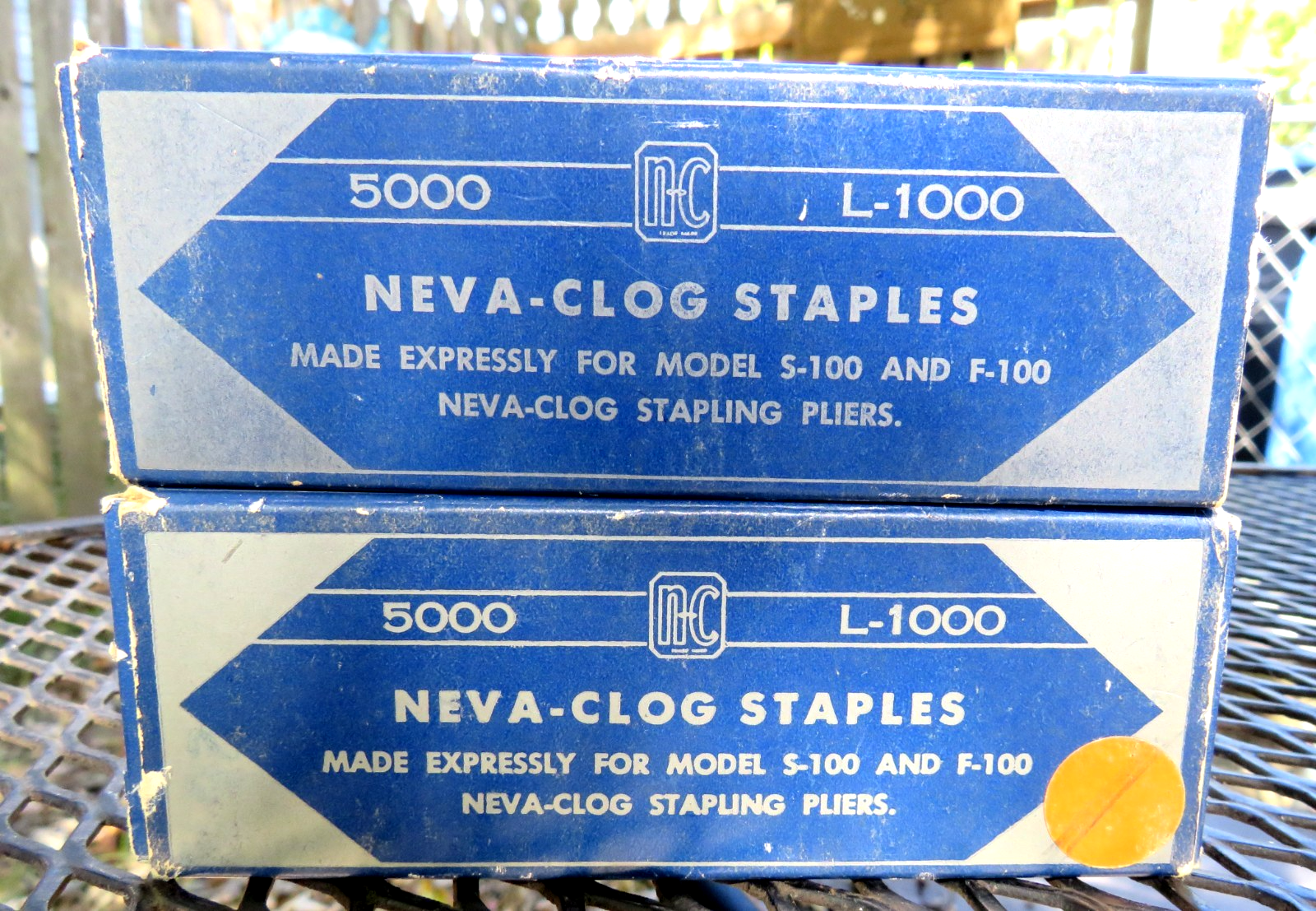 NEVA - CLOG Stapler Pliers Model S-100 Bridgeport Conn. USA & 2 boxes ...