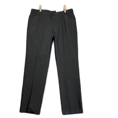 Christopher & Banks Modern Fit Straight Leg Pants Women 14 Black Corpore Classic