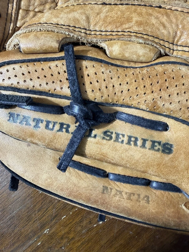 "Guante de bola Easton NAT141 LHT para zurdos tiro serie natural EE. UU. 14"" patrón" Foto 2 de 4