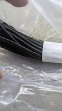 Xsotica Solid Core 4 Mm Leather Bolo Cord. 25 M. Black 3024. Brand New