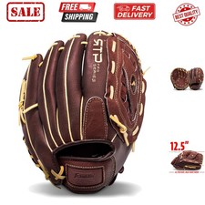 RTP Pro Baseball Glove - Adult  Youth Fielding Mitt - Righty - Camel