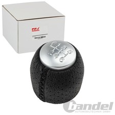 NTY 6-GANG SCHALTKNAUF CHROM/SCHWARZ LEDER passend für ALFA ROMEO 159 BRERA SPID