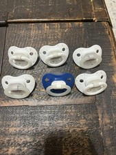 Lot of 6 NUK Orthodontic Pacifiers Used
