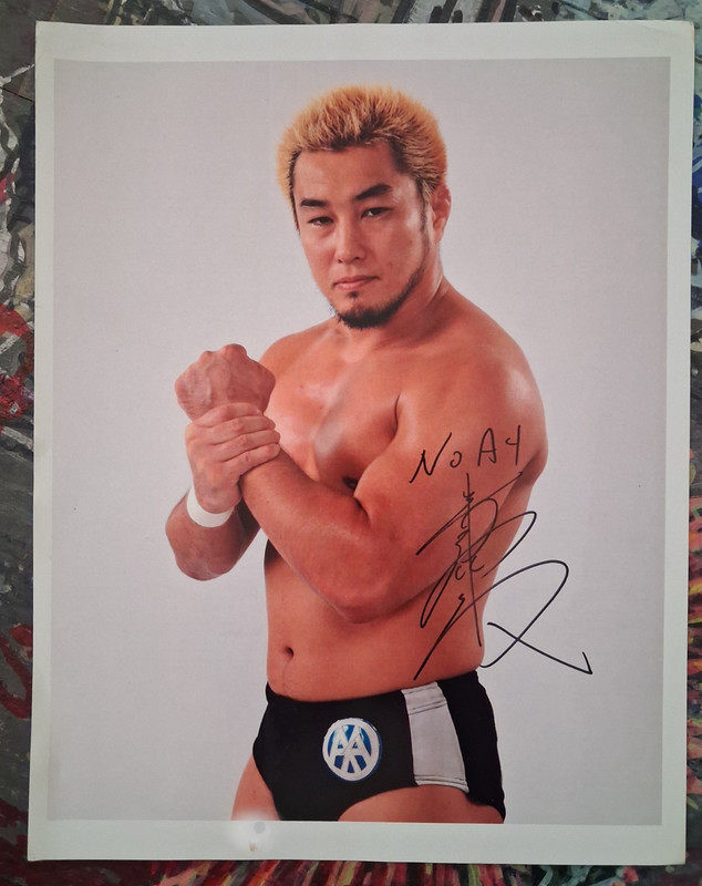 Jun Akiyama WWE AUTOGRAPHED 8X10 PHOTO (Not Authenticated)