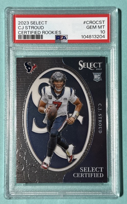 2023 Select Certified Rookies C.J. Stroud #CRO-CST -PSA 10 Gem Mint Rookie