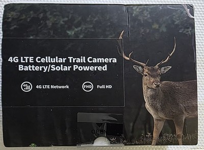 4G LTE Cellular Trail Camera with 2K HD Live Streaming, Game Camera 