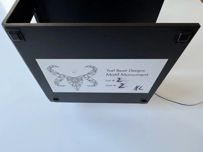 Mini ITX PC Case Open Air Chassis - Motif Monument by Yuel Beast