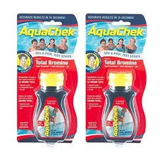 AquaChek 521253-02 Red Total Bromine Test Strips 50ct 2-Pack