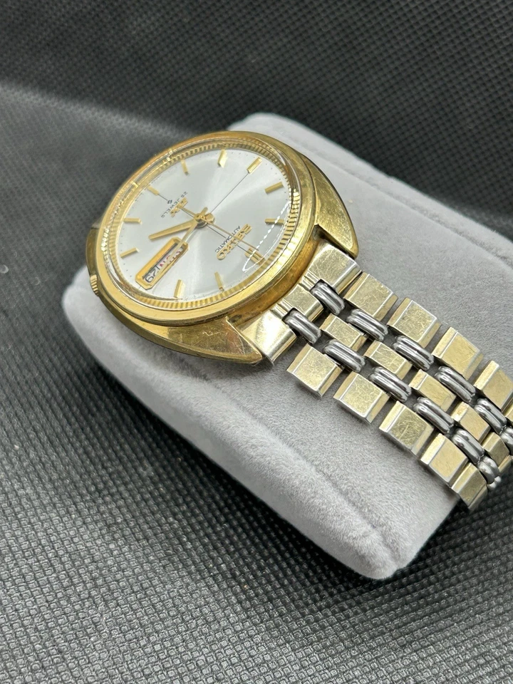 Seiko DX 6106-6005 Automatic 25 Jewels Gold Tone Watch Japan 1960s – Runs Well - Image 4 of 4