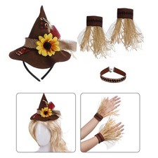 Novità Accessori per costumi di Halloween Cappello Collana Guanti per