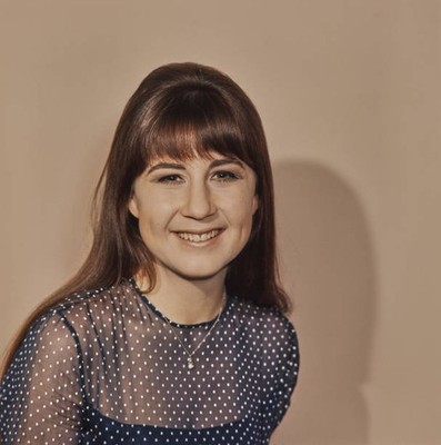 Australian singer Judith Durham of The Seekers posed London 1966 Old Photo