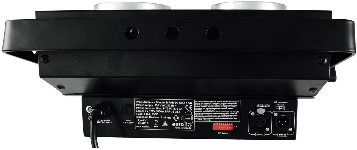 EUROLITE Audience Blinder 2xPAR-36 DMX sw