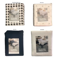 Member's Mark 6 Piece High Quality Durable Cotton Flannel Sheet Set