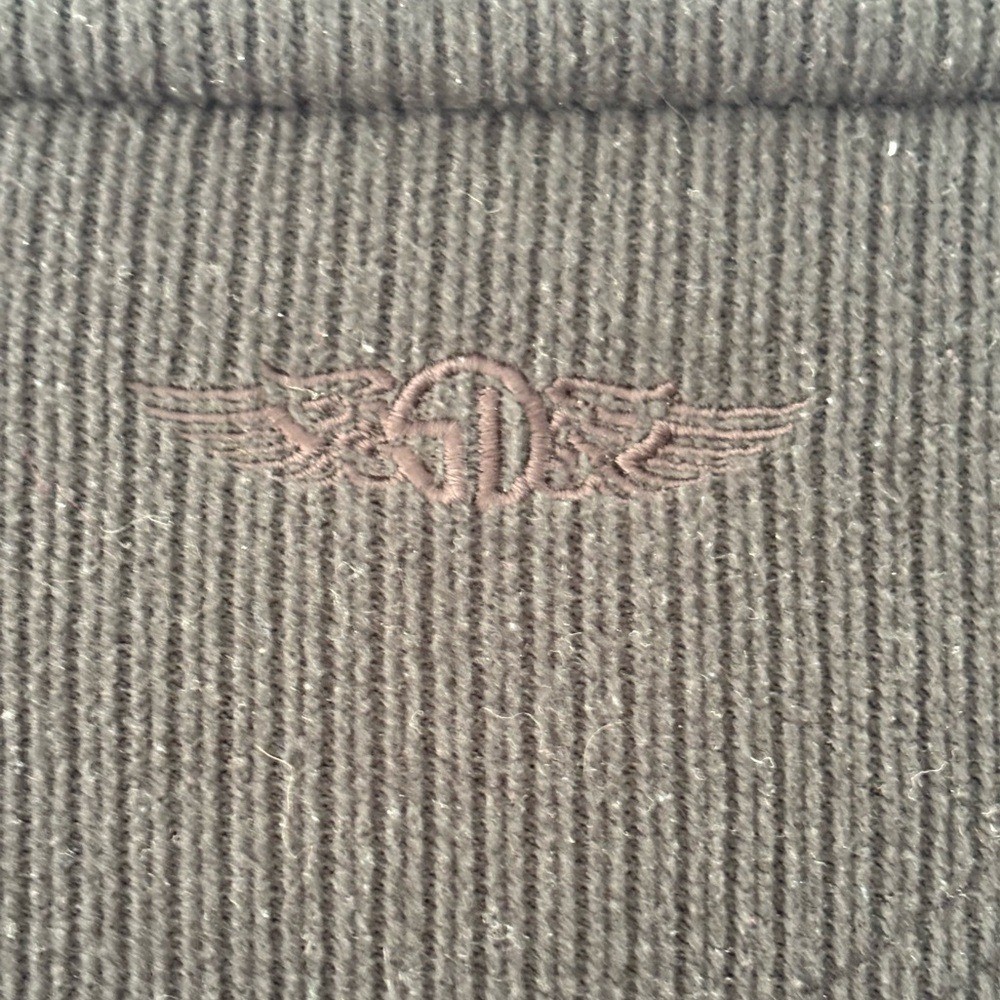 Straight Down Black Quarter Button Pullover Fleec… - image 9