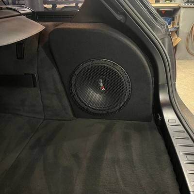 Phase Linear Auto Subwoofer passgenau für BMW 3er E 91 Touring Kofferraum 