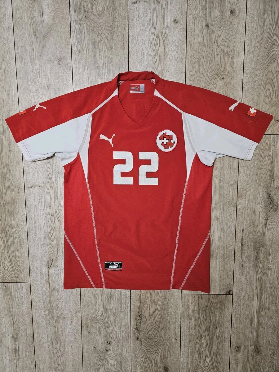 Maillot football vintage Suisse 2008 HOME – Football Shirt Vintage