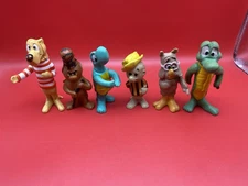Vintage Pogo Vinyl Promo ADJUSTABLE Figures 1969 Walt Kelly Complete Set of 6
