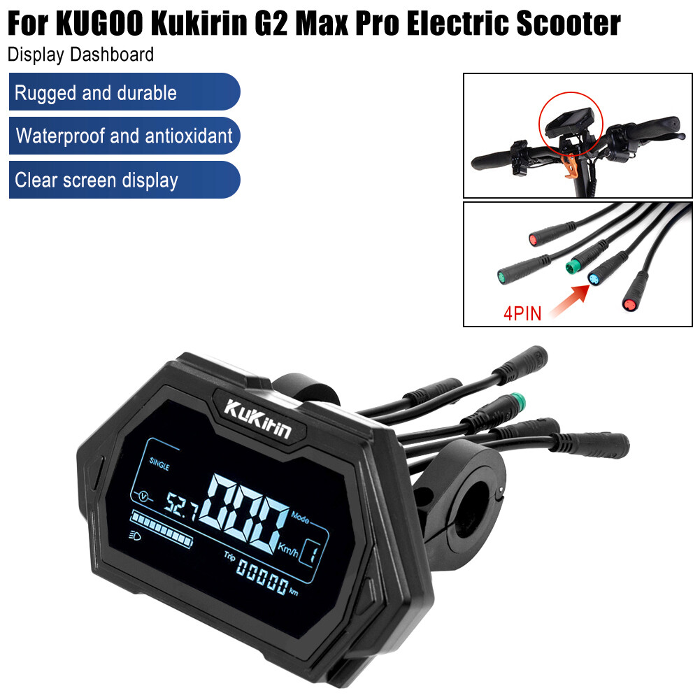 Kukirin G2 Original 6Pin Display For KUGOO PRO G2 MAX Electric Scooter kukirin-g2-original-6pin-display-for-kugoo-pro-g2-max-electric-scooter