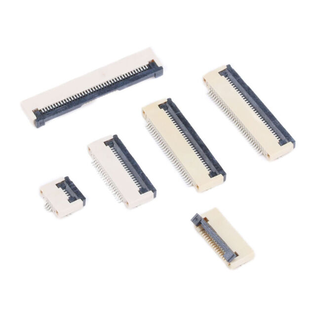 10pcs FFC/FPC Verbinder Pitch 0.5mm / 1.0mm Top /Bottom Clamshell Contact 4P-32P RN9539 10pcs FFC/FPC Verbinder Pitch 0.5mm / 1.0mm Top /Bottom Clamshell Contact 4P-32P RN9539