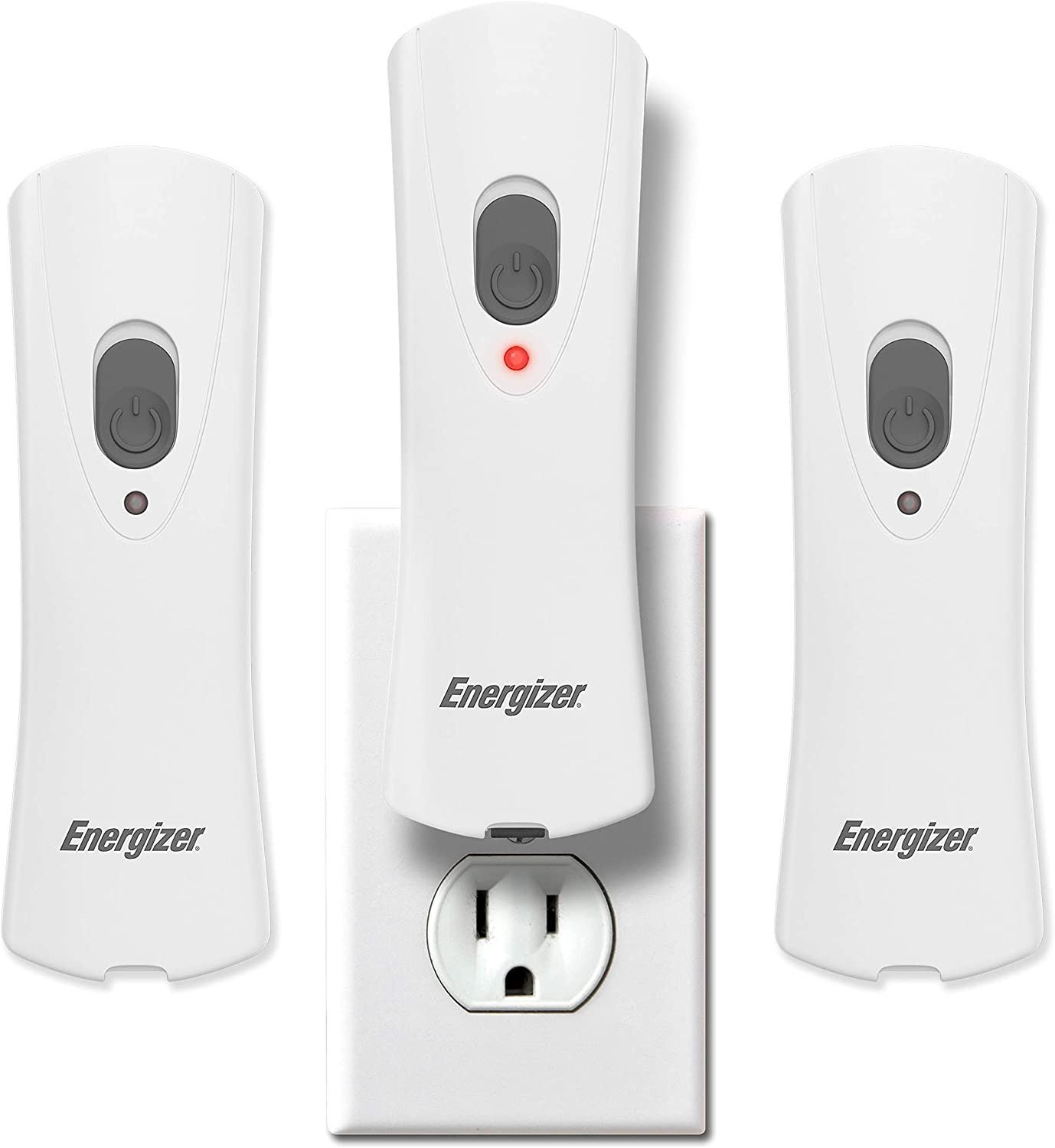 Energizer LED Rechargeable Plug-in Flashlights 3-Pack Power Failure Lights