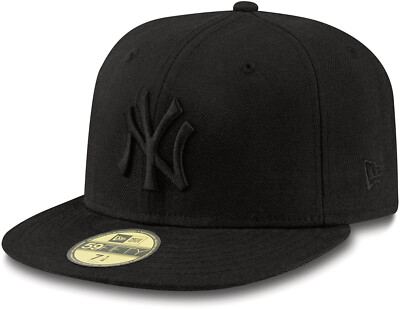 New York Yankees New Era 59Fifty MLB Black/Black Baseball Cap