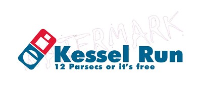 Men's Parody T-Shirt Star Wars: Kessel Run Dominoes Pizza Millennium Falcon