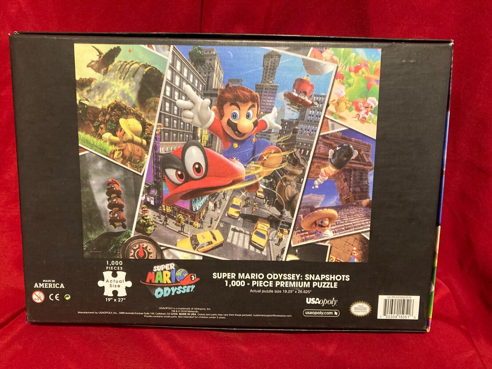 Super Mario Odyssey Snapshots 1,000 Piece Premium Puzzle | Super Mario  Odyssey Video Game Collectible Puzzle | Mario Bros Toys