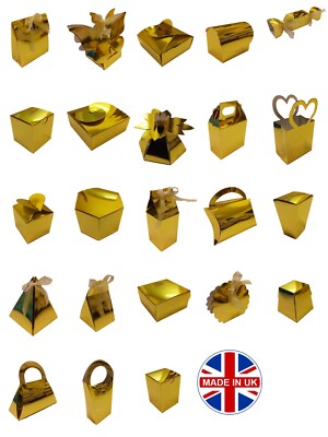 Luxus Spiegel Gold Tischdeko Boxen für Hochzeiten - Partys - Taufe