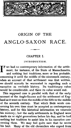 Origin of the Anglo-Saxon Race : Settlement of England and the Tribal Origins - Picture 1 of 3