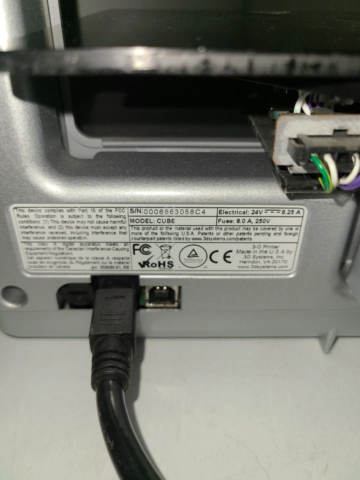 Impresora 3D Systems Original Cube Sistema 3D, Plateada Foto 2 de 3