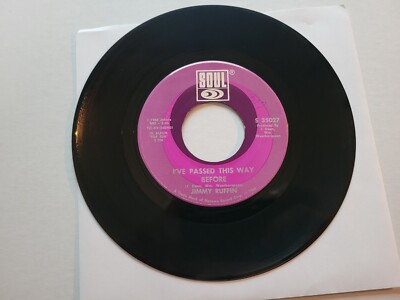JIMMY RUFFIN - I've Passed This Way Before / Tomorrow's Tears 1966 R&B SOUL 7''