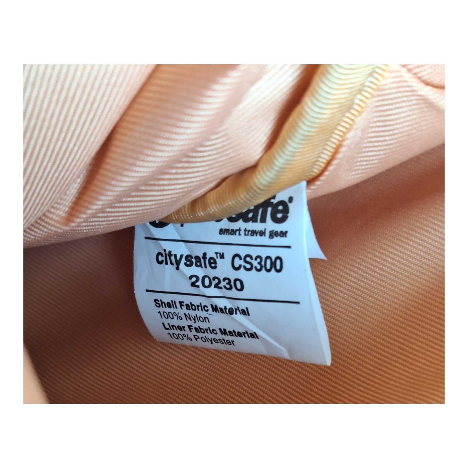 Pacsafe Citysafe CS300 AntiTheft Compact Backpack Nylon Black RFID